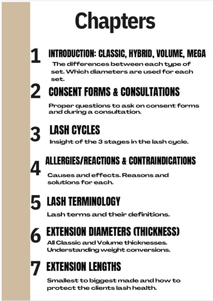 Lash Extension Training