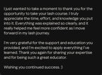 Lash Extension Training